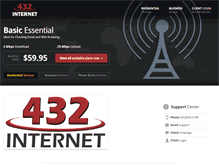 Tablet Screenshot of 432internet.com